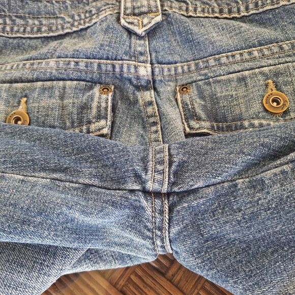 Riders Copper Shorts Denim Modest Length Blue Jean Shorts 5/6 100% Cotton - Picture 14 of 16